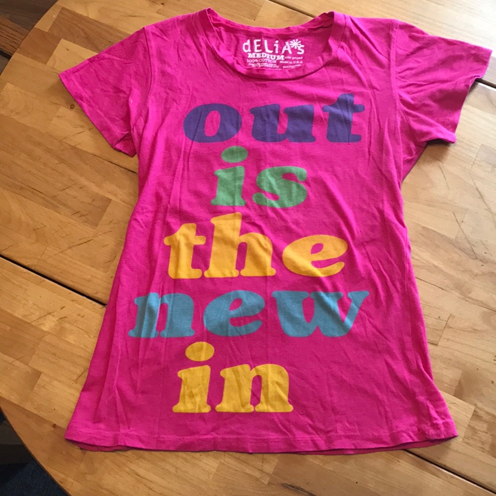 $1! OUT IS THE NEW IN M delia's